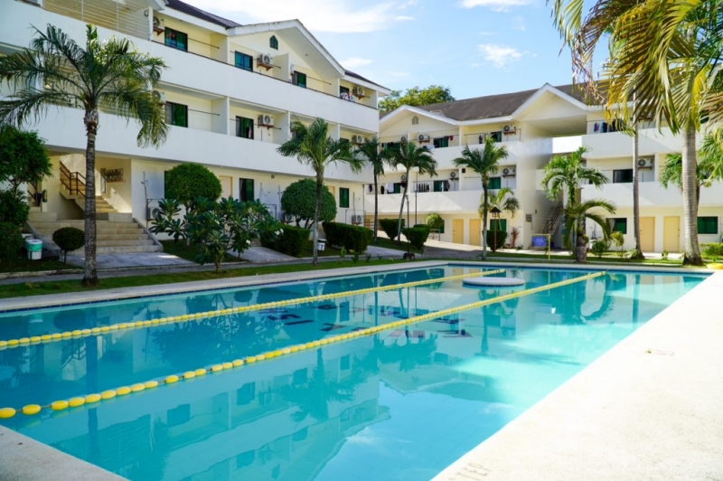 フィリピン留学 Cebu21 - English Fella 2-Swimming pool-5